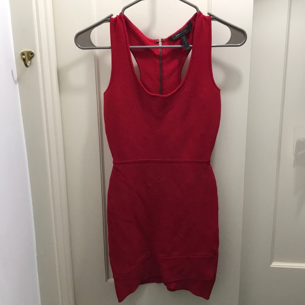 BCBG Red Bandage Dress (XXS)